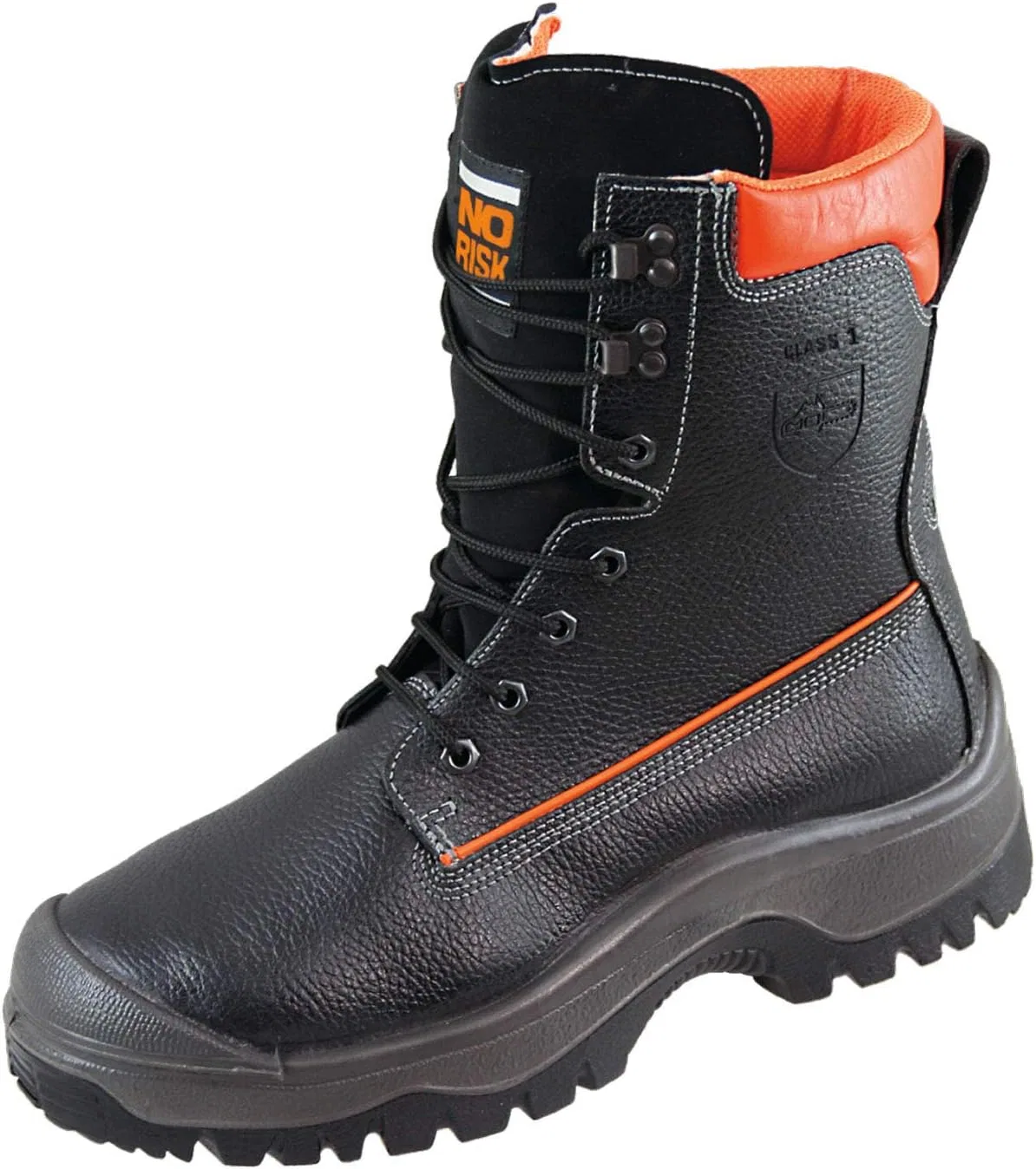 Защитные ботинки от порезов NoRisk, 2-Black Orange