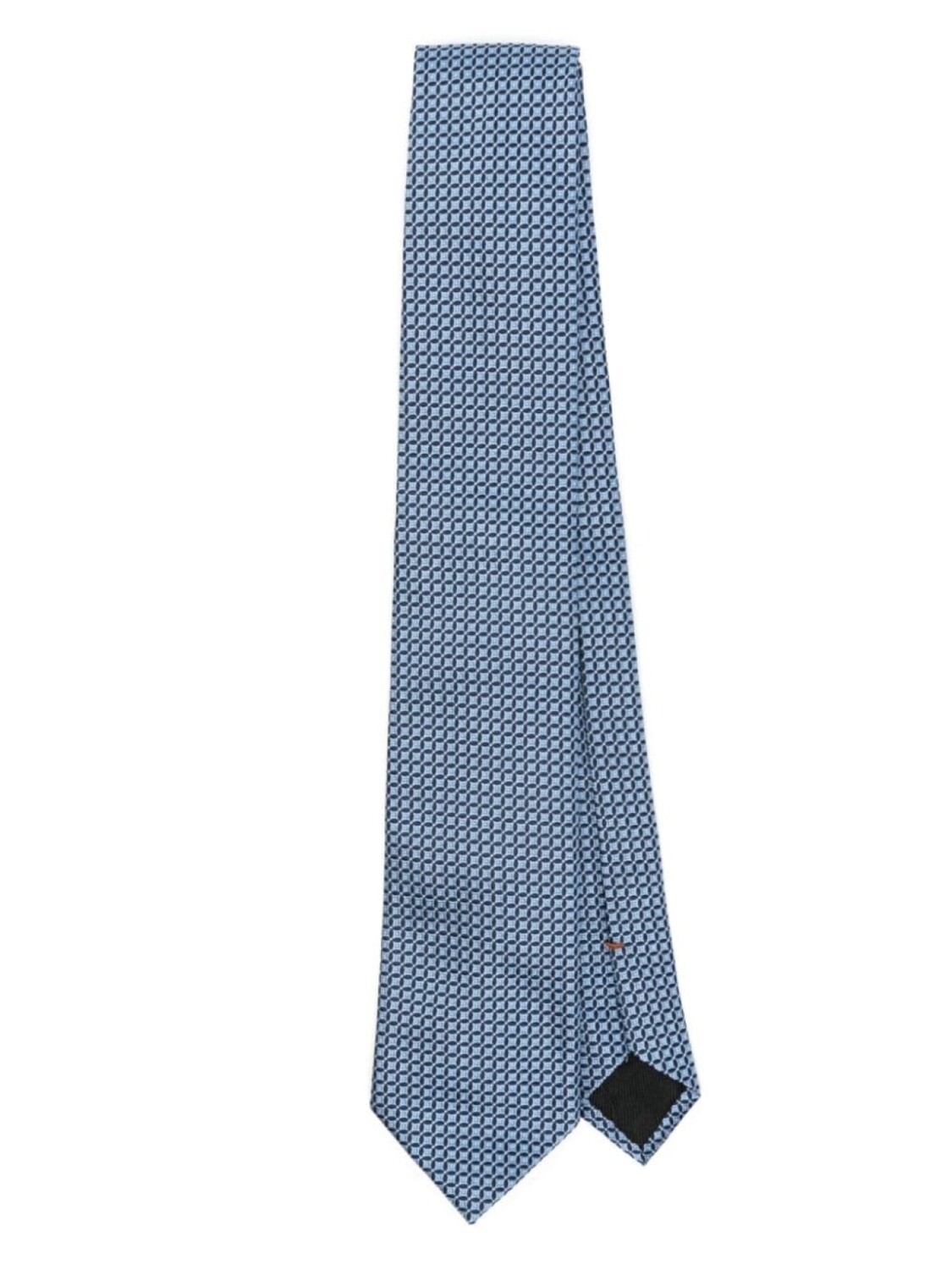 

Шелковый галстук Zegna, синий