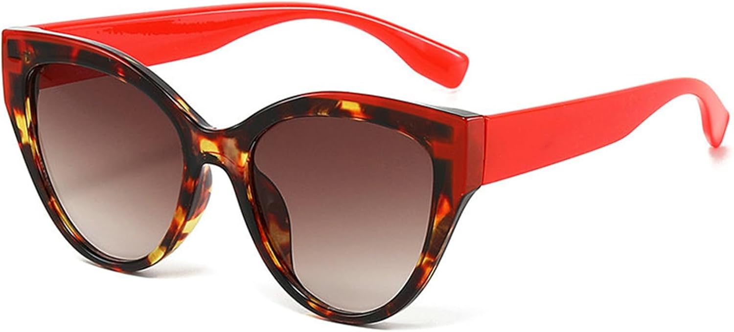 

Солнцезащитные очки Willochra Retro Oversized Irregular Polygon для женщин, модные, с гелевой расцветкой, защита от УФ-излучения UV400; солнцезащитные очки для мужчин с градиентным покрытием, Red