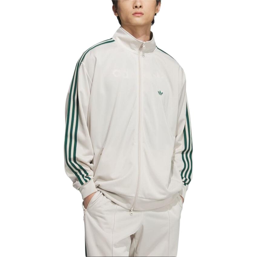 Adidas Originals Куртка Бекенбауэр спортивный костюм, Transparent Brown/Preppy Green — фото 4