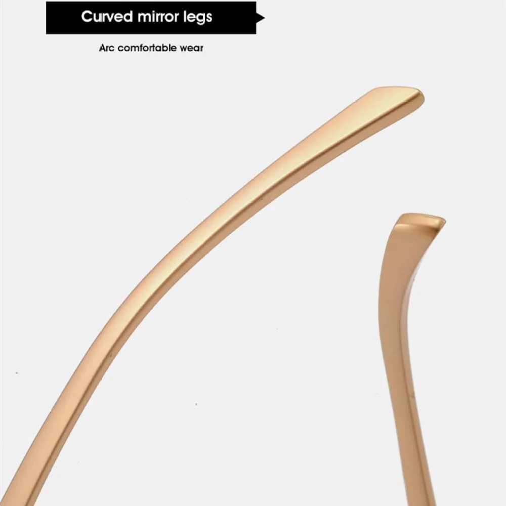 

Солнцезащитные очки без оправы 2027 года для женщин, стильные черные солнцезащитные очки, очки-козырьки для мужчин в металлической оправе MTZJH, Gold White