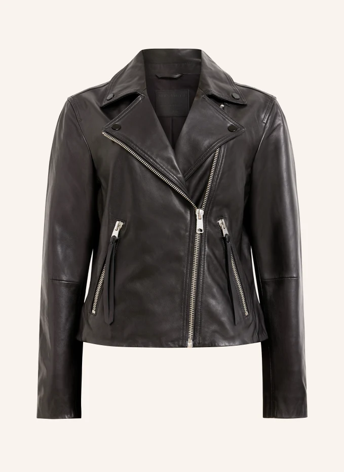 

Далби кожаная куртка Allsaints, черный