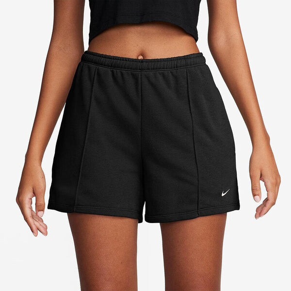 Шорты спортивные, со средней посадкой, из французского трикотажа, 4 дюйма Nike, черный — фото 3