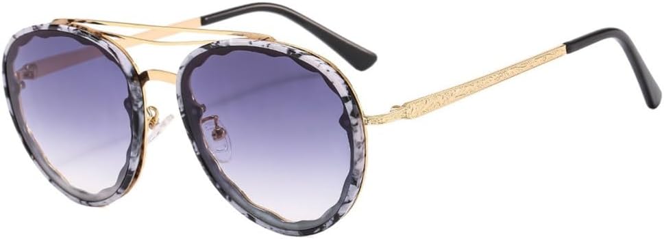 

LVTFCO Модные солнцезащитные очки для женщин и мужчин, роскошные солнцезащитные очки в винтажном стиле, градиентные, защита от УФ-излучения UV400, чернила, один размер, Ink