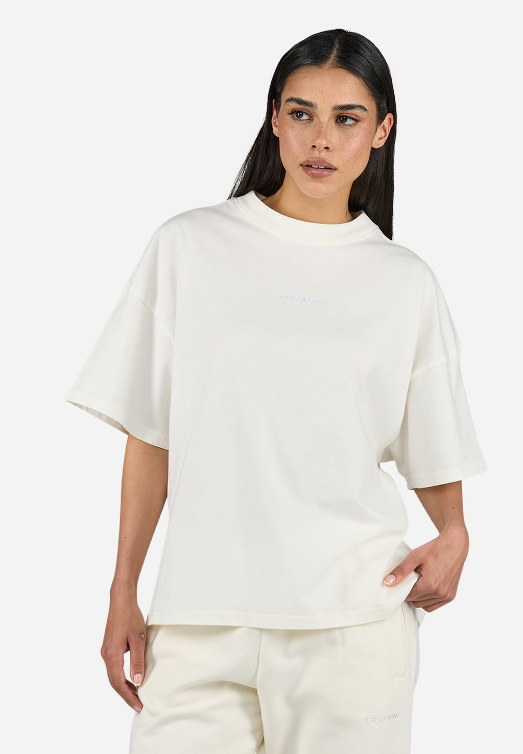 

Базовая футболка BRACY HEAVY OVERSIZED TEE Pegador, кремовый