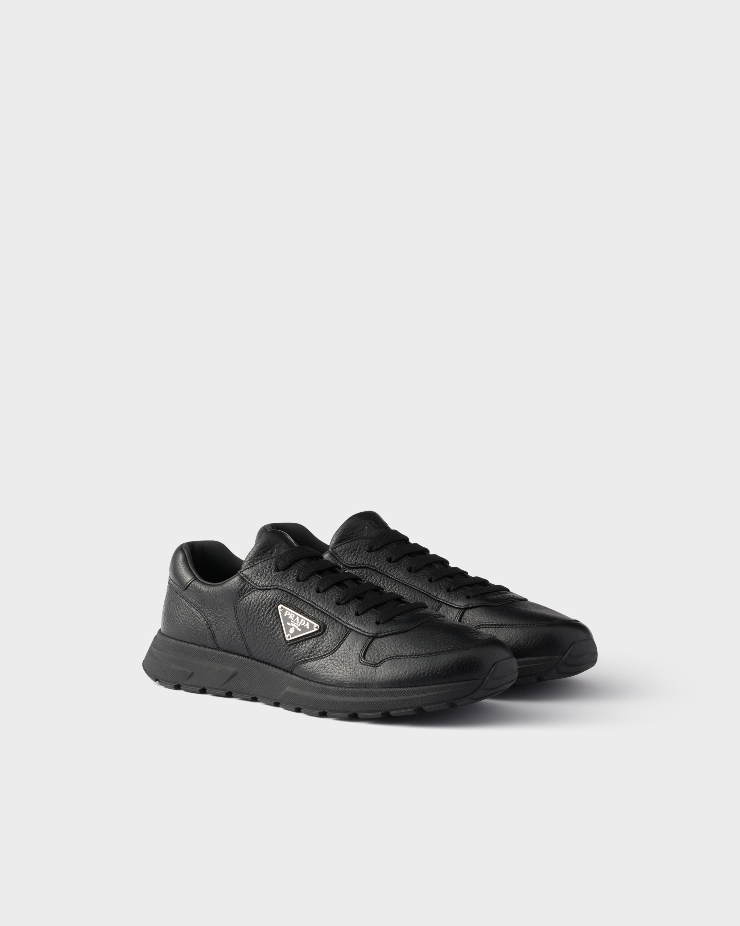 

Кожаные кроссовки Prax 2.0 Prada, черный