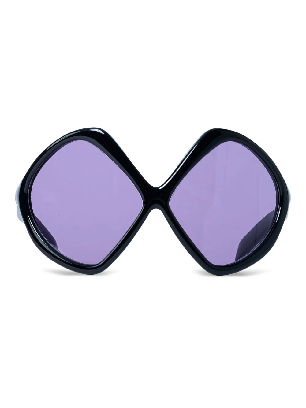 

Солнцезащитные очки с крупной оправой Prada, черный