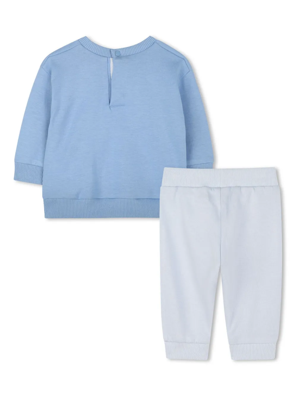 Спортивный костюм с принтом Kenzo Kids, синий — фото 2