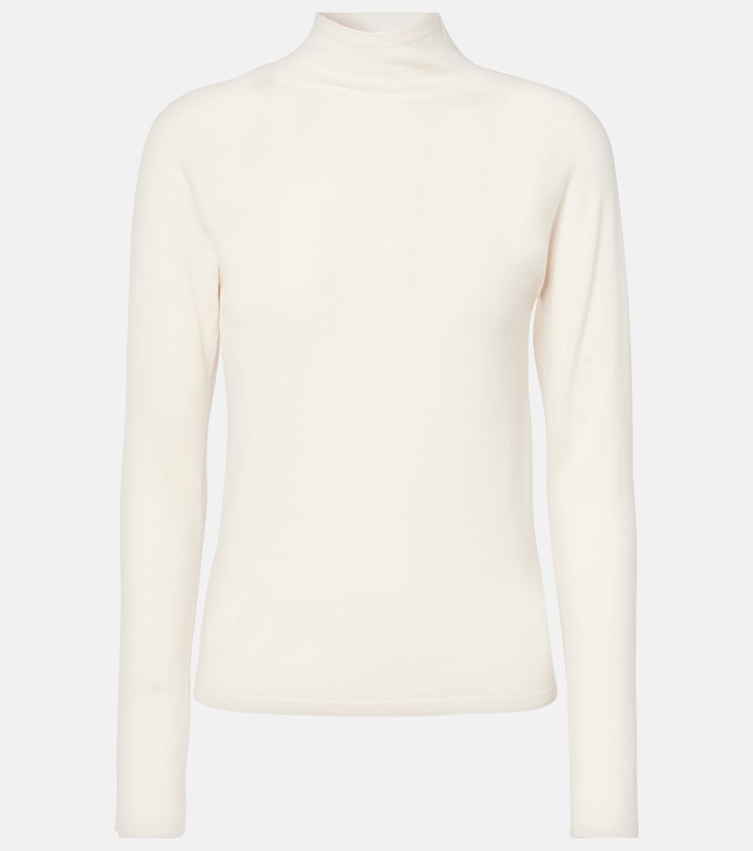 

Водолазка из шерсти Хонна The Row, экрю