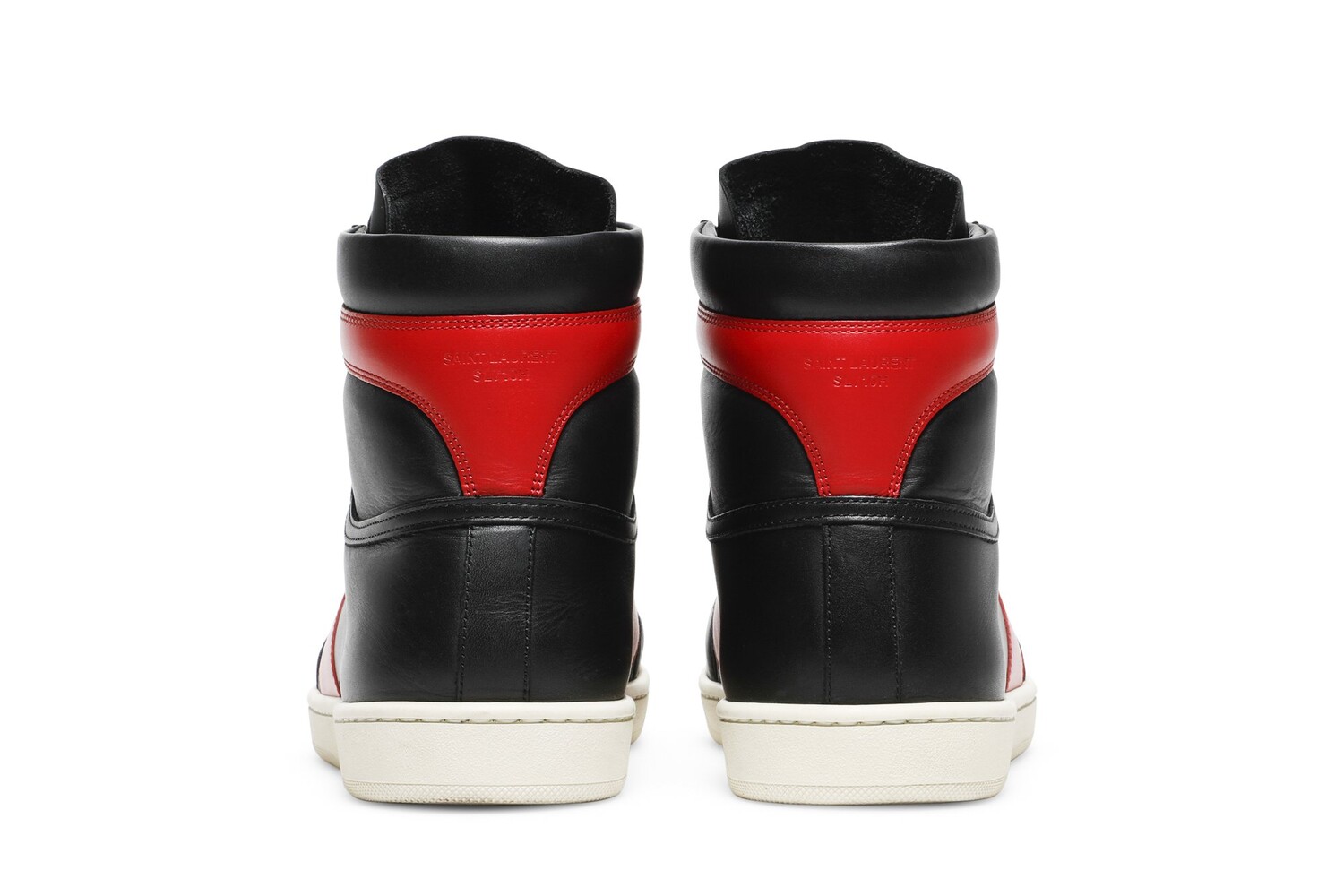 Высокие кроссовки Saint Laurent SL-10H High Top Sneaker, красный — фото 4