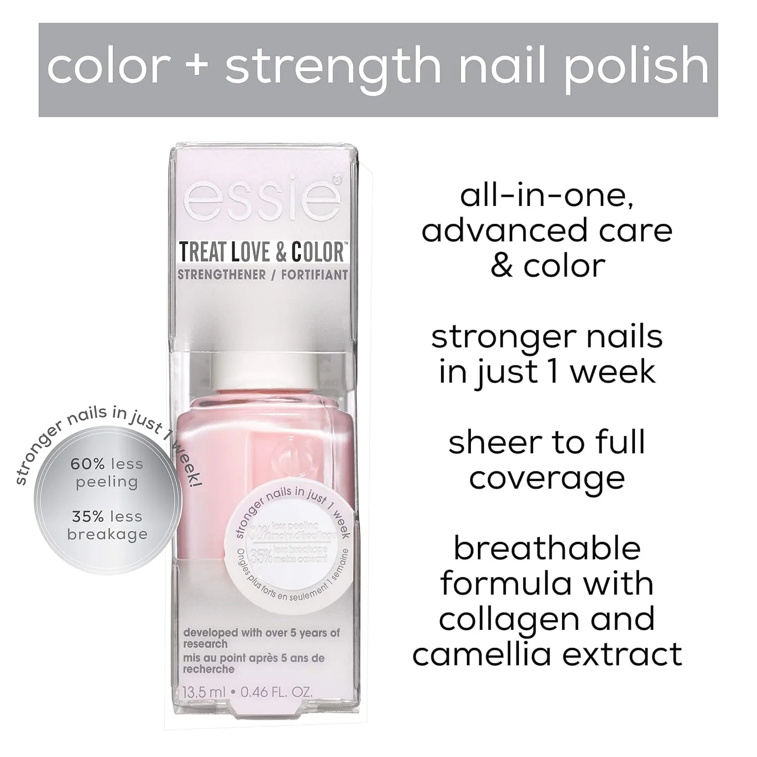 Лак для ногтей ESSIE Treat Love & Colour, оттенок Mauve-tivation, 13.5 мл Essie — фото 4