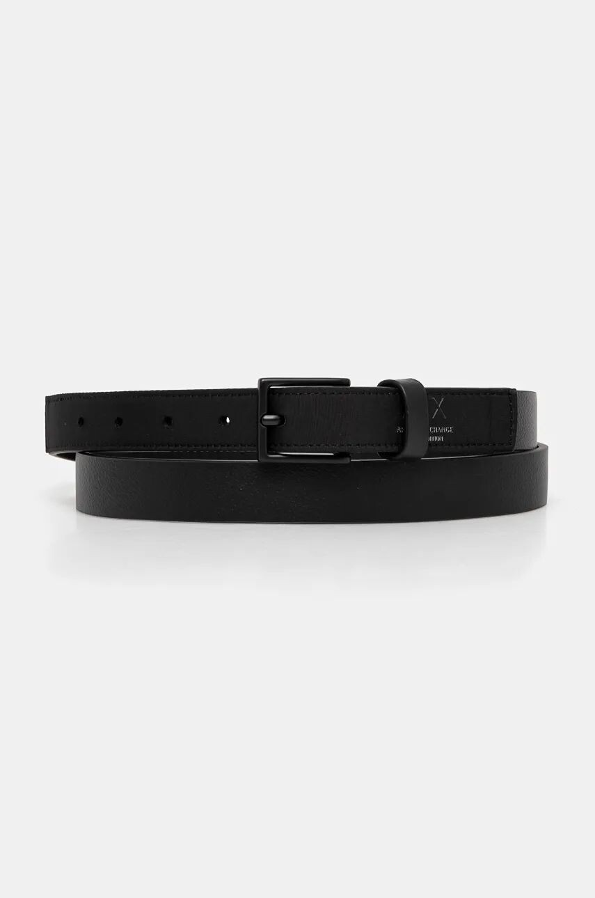 

Кожаный ремень Armani Exchange, черный