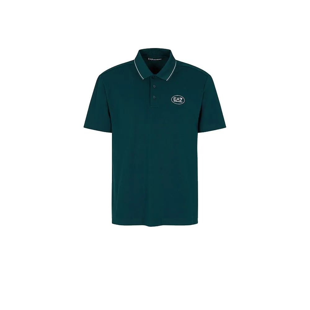 

Поло с коротким рукавом EA7 EMPORIO ARMANI Tennis Club Pq 2, зеленый
