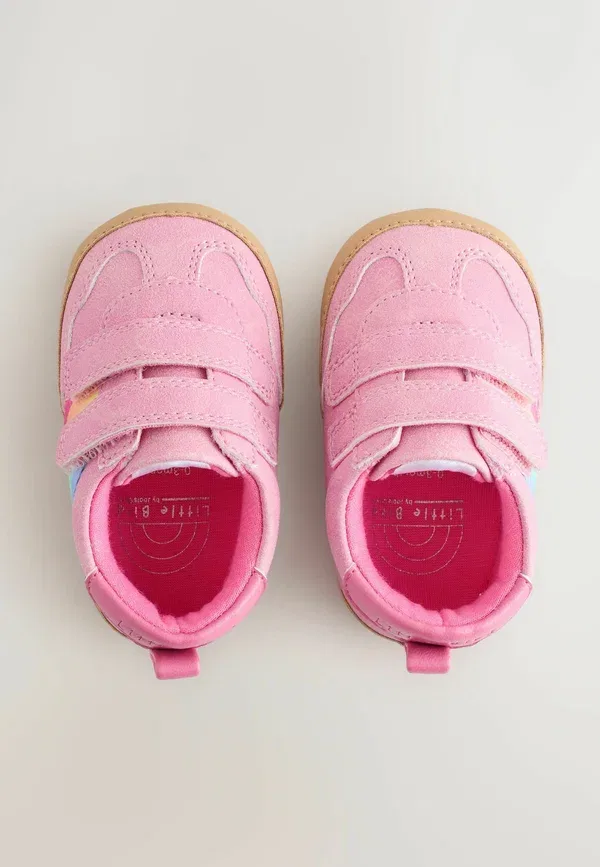 Пинетки Little Bird, модель Pastel rainbow tape gum sole padders, розовый — фото 2