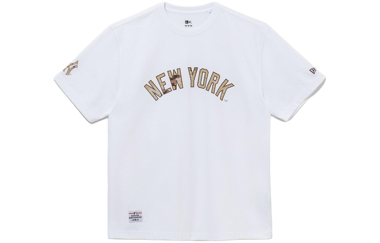 

New Era Футболка унисекс белая SS24, Белый, New Era Футболка унисекс белая SS24