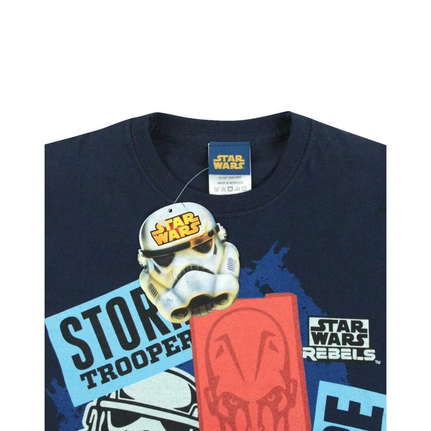 Футболка Star Wars с принтом, светящаяся в темноте, Star Wars, синий — фото 4