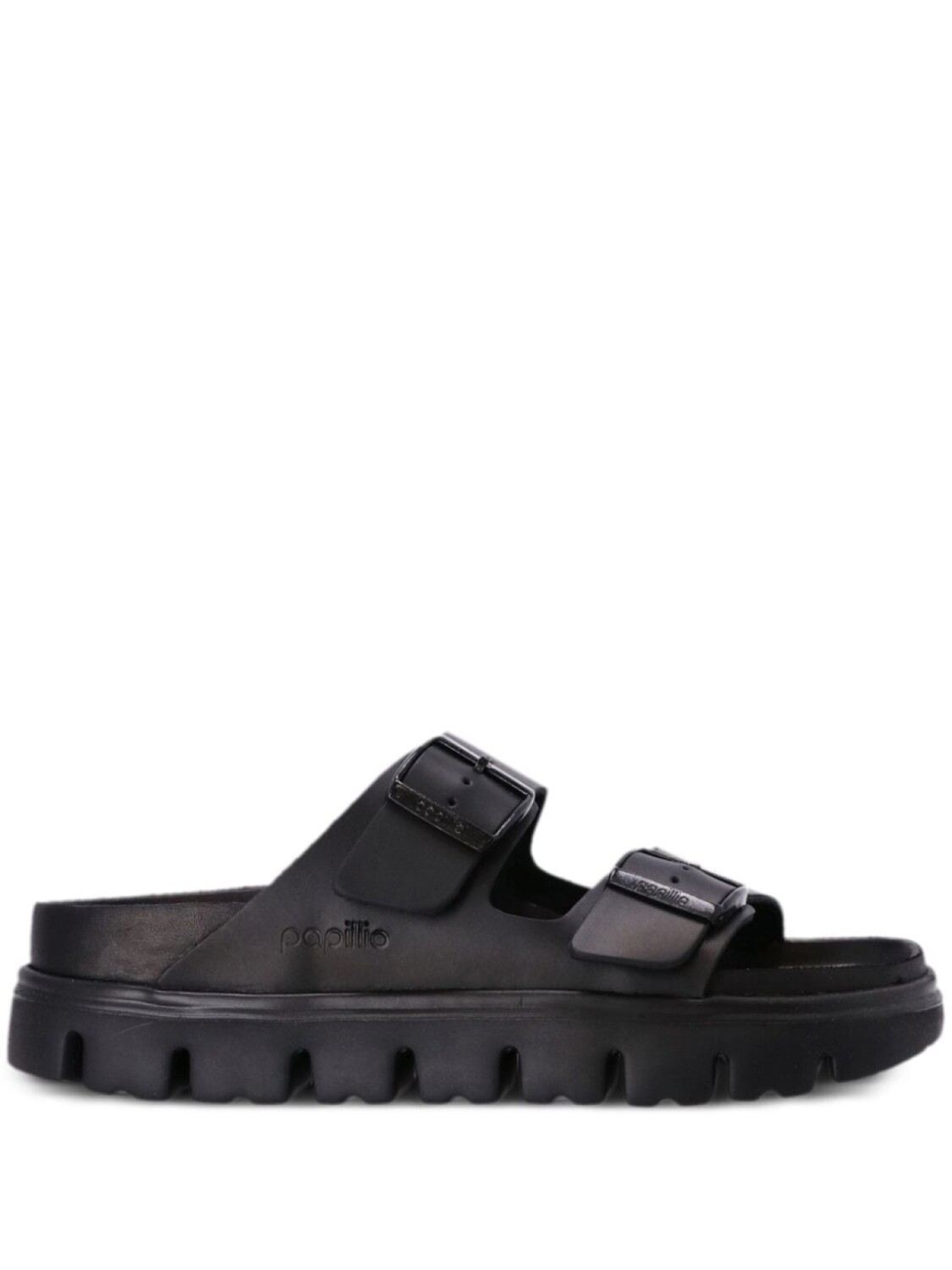 

Birkenstock Papillio Arizona buckled slides, черный