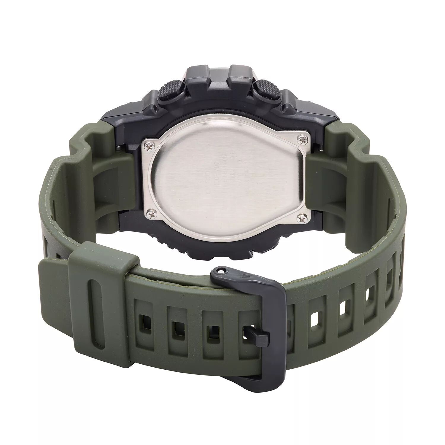 

Мужские оригинально-цифровые часы Telememo World Time Casio, зеленый