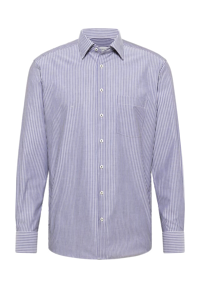 

Рубашка из хлопка современный крой Eterna, синий