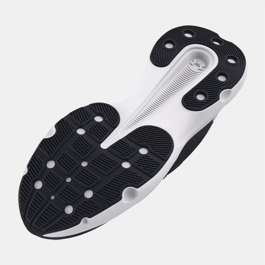 Мужские кроссовки для бега Under Armour UA Infinite — черно-белые — фото 2