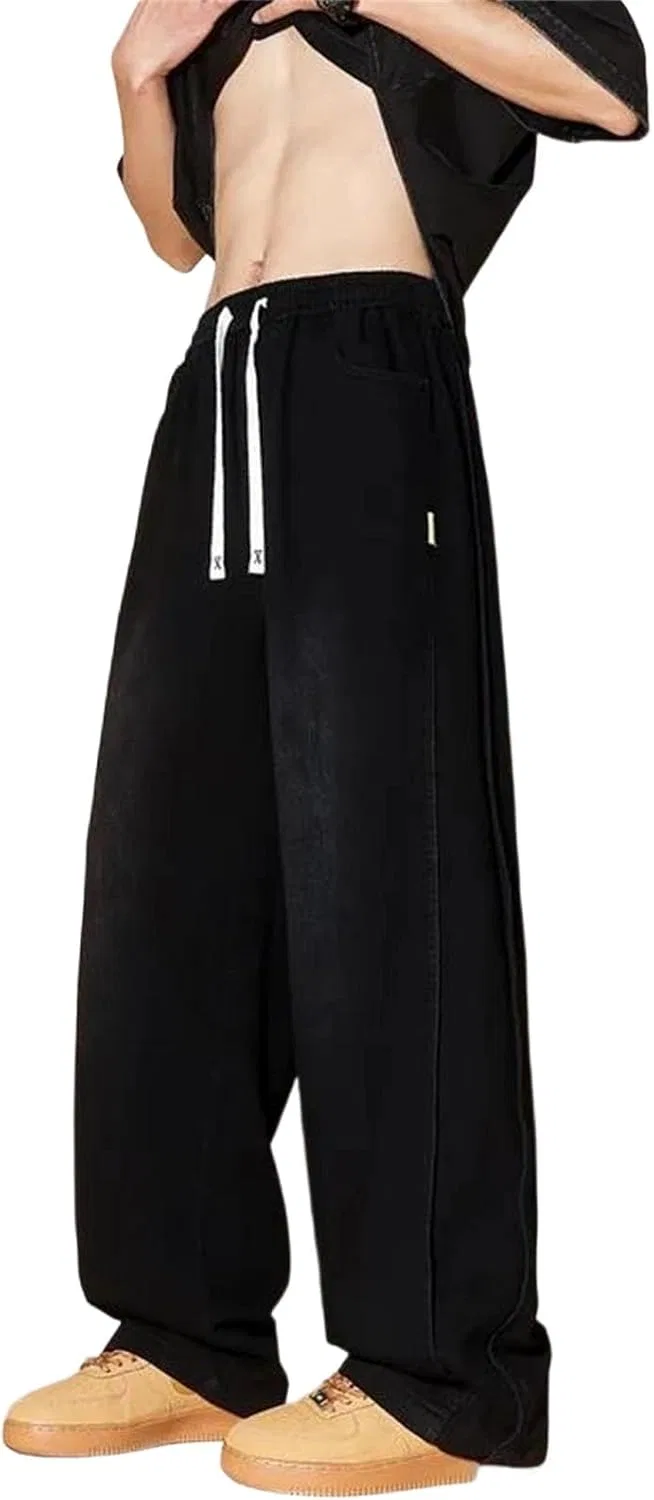 Джинсы мужские, легкие, Black2
