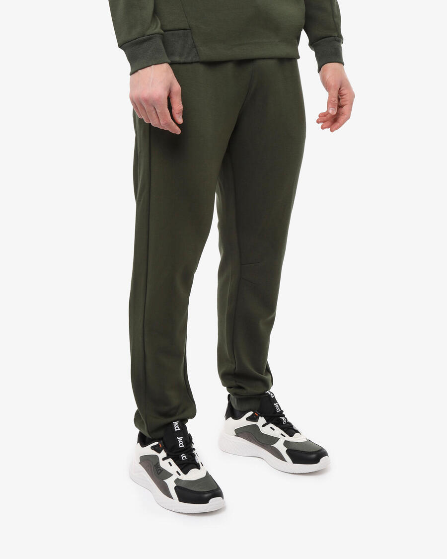 

JAKED Темно-зеленые синтетические спортивные брюки для мужчин