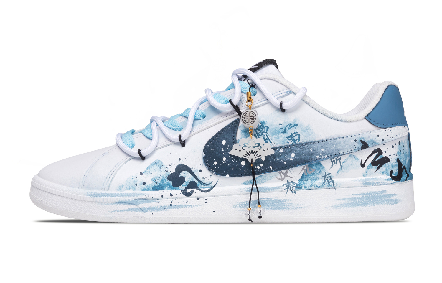 

Nike Кроссовки для скейтбординга Court Royale Ink River Mountain Low top, унисекс, синий