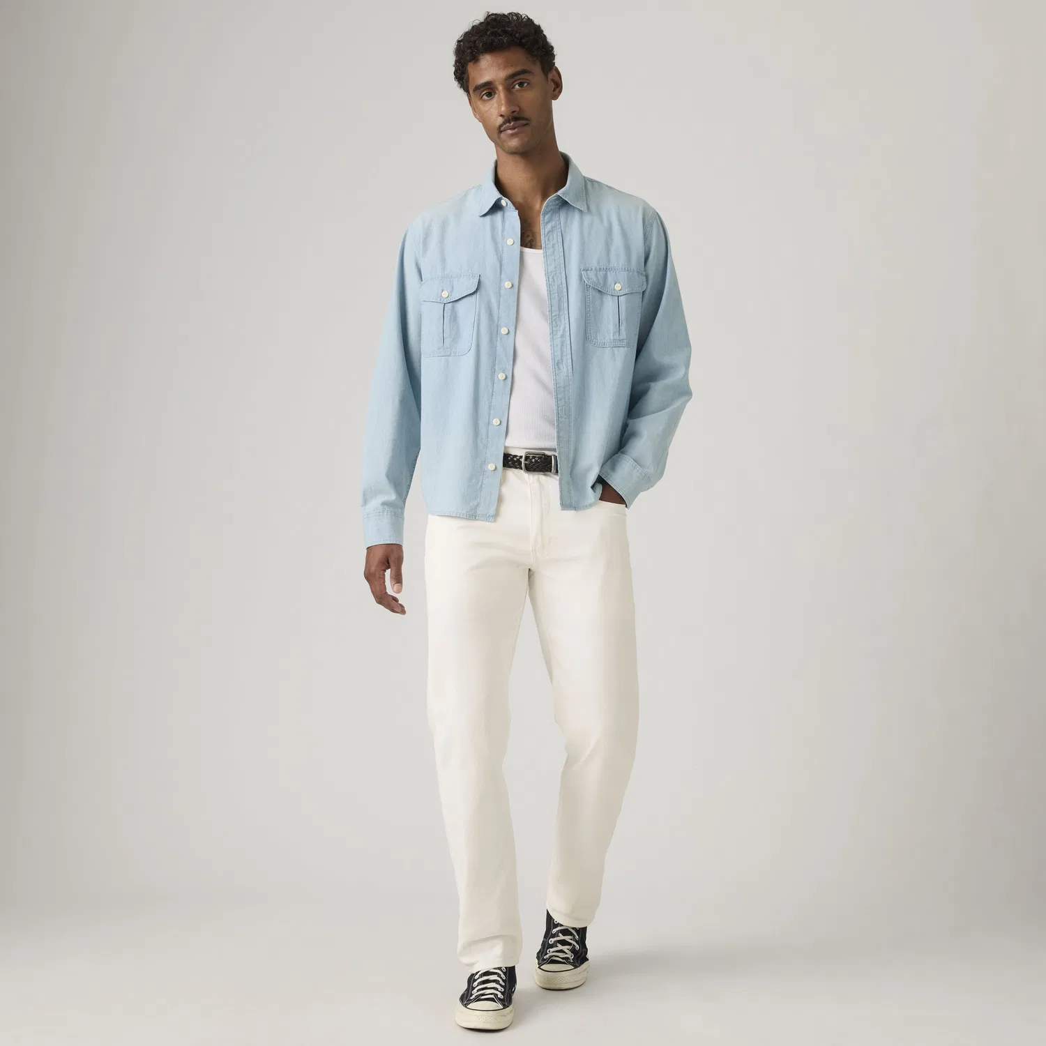Мужские джинсы 502 Taper Authentic Soft Levi's, White