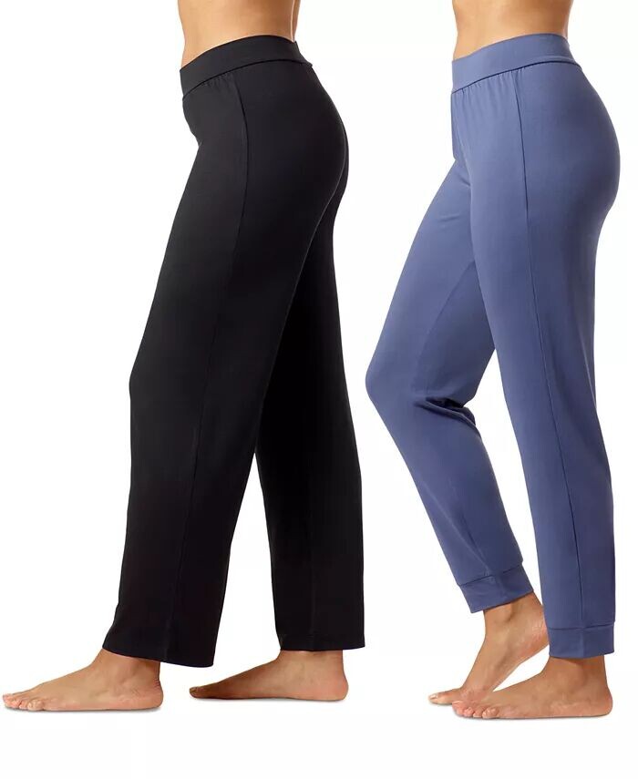 

Женские 2 шт. Пижамные брюки со средней посадкой Pure Comfort Hue, синий