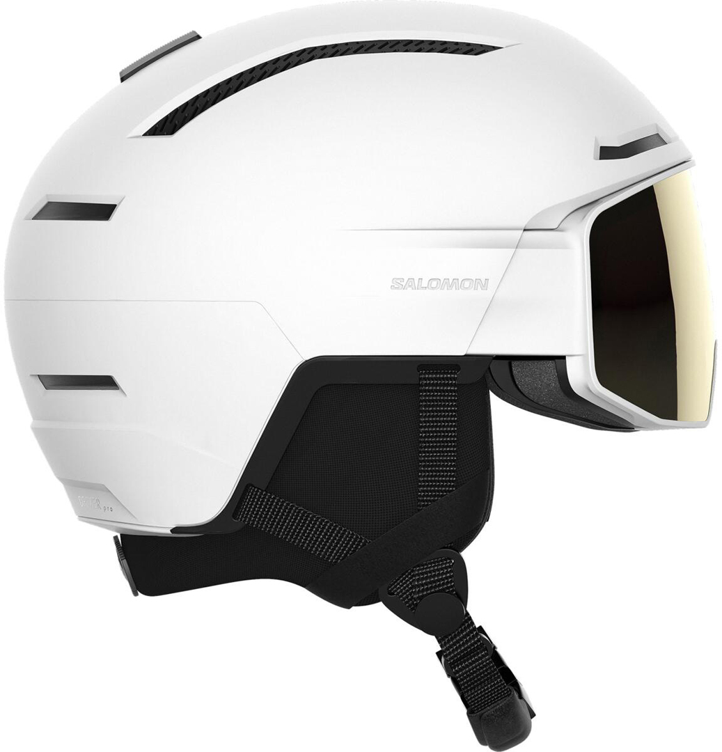 

Salomon Шлем Driver pro sigma white/solar sigma black bronze S
