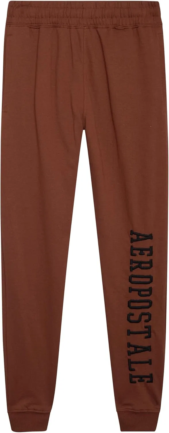Спортивные штаны AEROPOSTALE Active для мальчиков - очень мягкие флисовые спортивные штаны-джоггеры для мальчиков, детская спортивная одежда с карманами (размеры: 4-16), Tortoise Shell