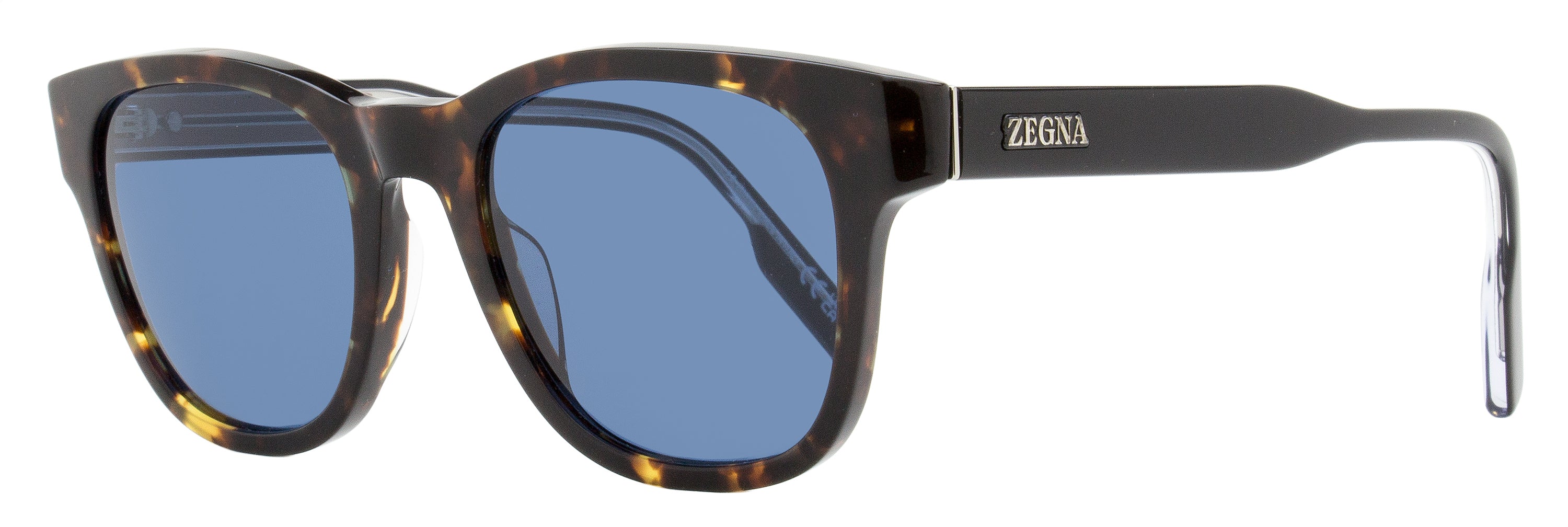 

Мужские классические солнцезащитные очки Zegna EZ0222 52V Dark Havana 52 мм