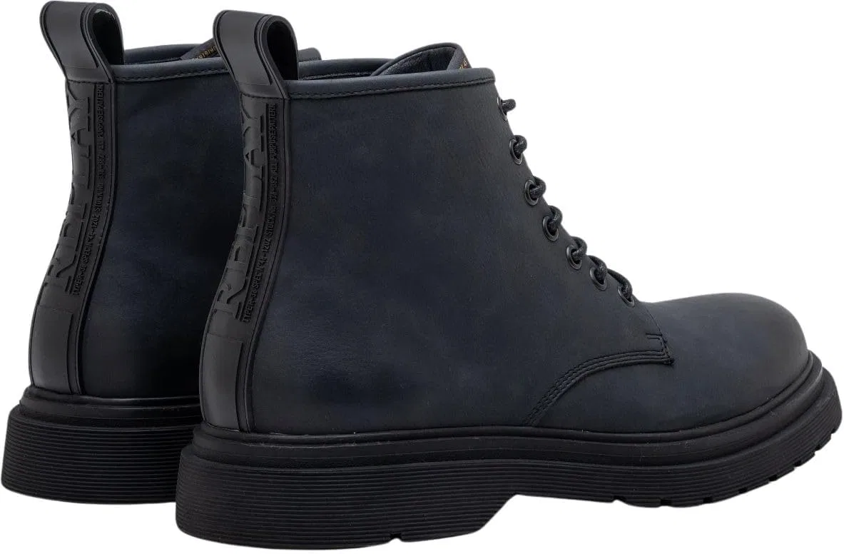 Ботинки Replay Herren Low Boot Stiefel mit Schnürsenkeln, 003Black. — фото 2