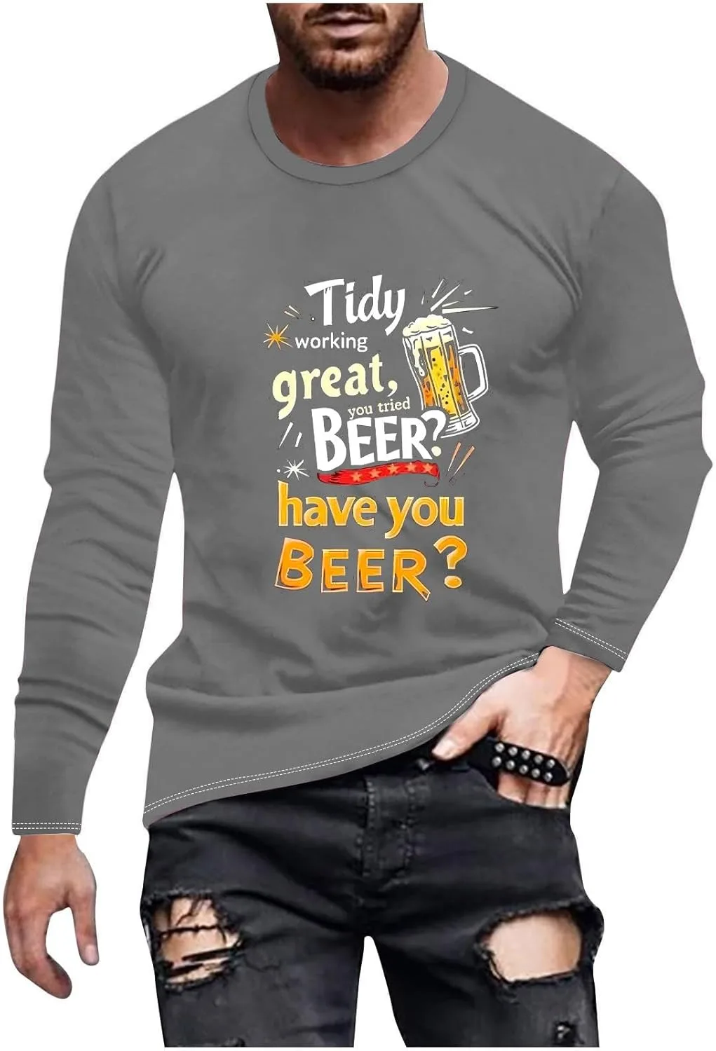 

Толстовка Muscularfit с принтом Beer Print для тренировок