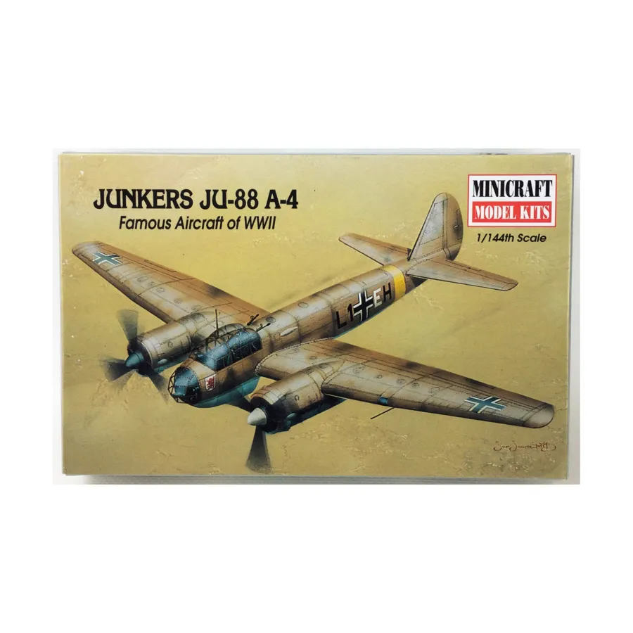 

Юнкерс Ю-88 А-4, WWII Aircraft - 1:144 Scale (Minicraft)