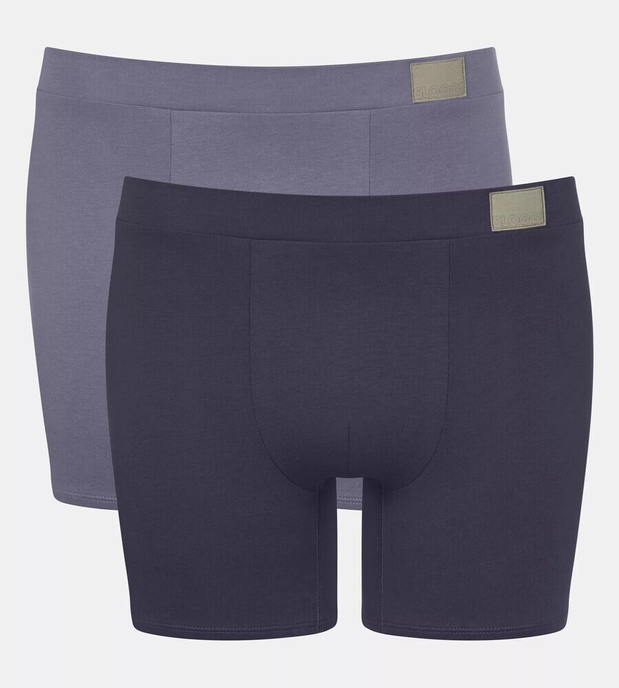 

Трусы SLOGGI Boxer shorts GO, цвет smoke blue/dark blue