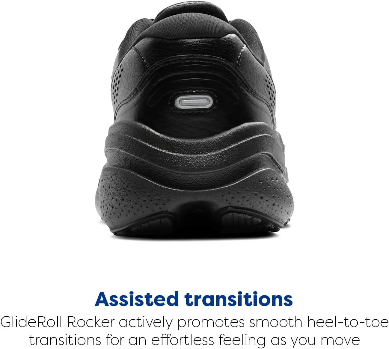 Мужские кроссовки Brooks Ghost Max из замши и кожи нейтральной модели для бега и ходьбы, черный — фото 3