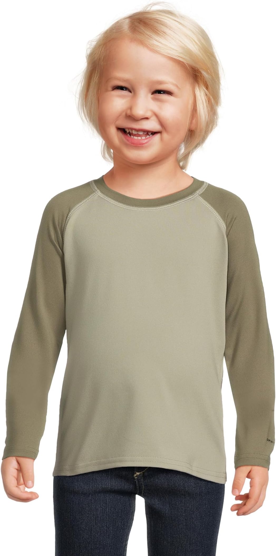 

Лонгслив Columbia Kids Sandy Shores Long Sleeve Sunguard, цвет Safari/Stone Green