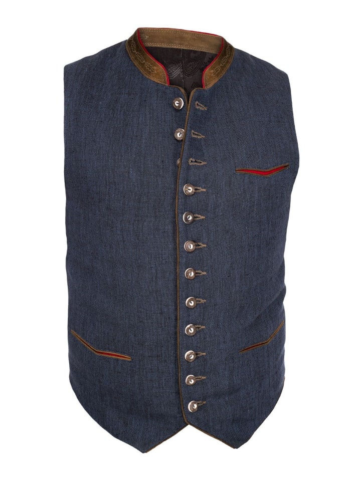 

Almsach Традиционный жилет CAMILLO2 синего цвета