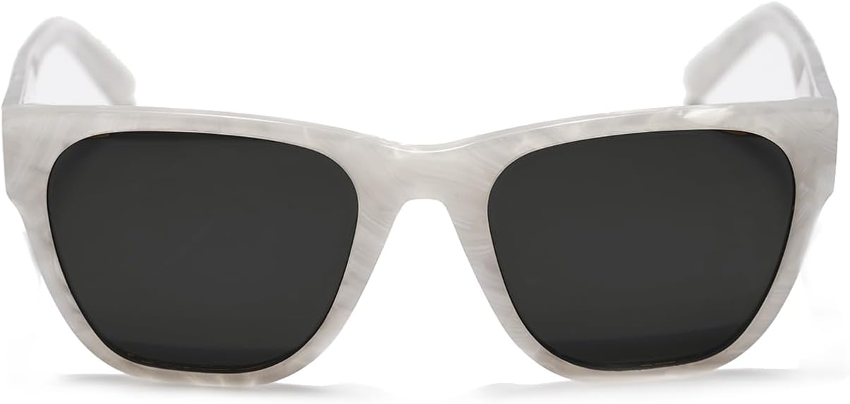 

Солнцезащитные очки Blackburn Square Wayfarer для мужчин и женщин, модель 2025 года – дизайнерские очки итальянского производства с защитой от УФ-излучения UV400, Black