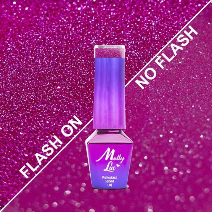 

Molly Lac, Гибридный лак для ногтей, Duo Flashing Lights Rose Of Dreams, 5 мл № 601