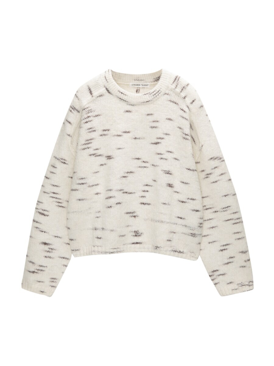 

Тонкий вязаный свитер Pull&Bear Sweater, экрю