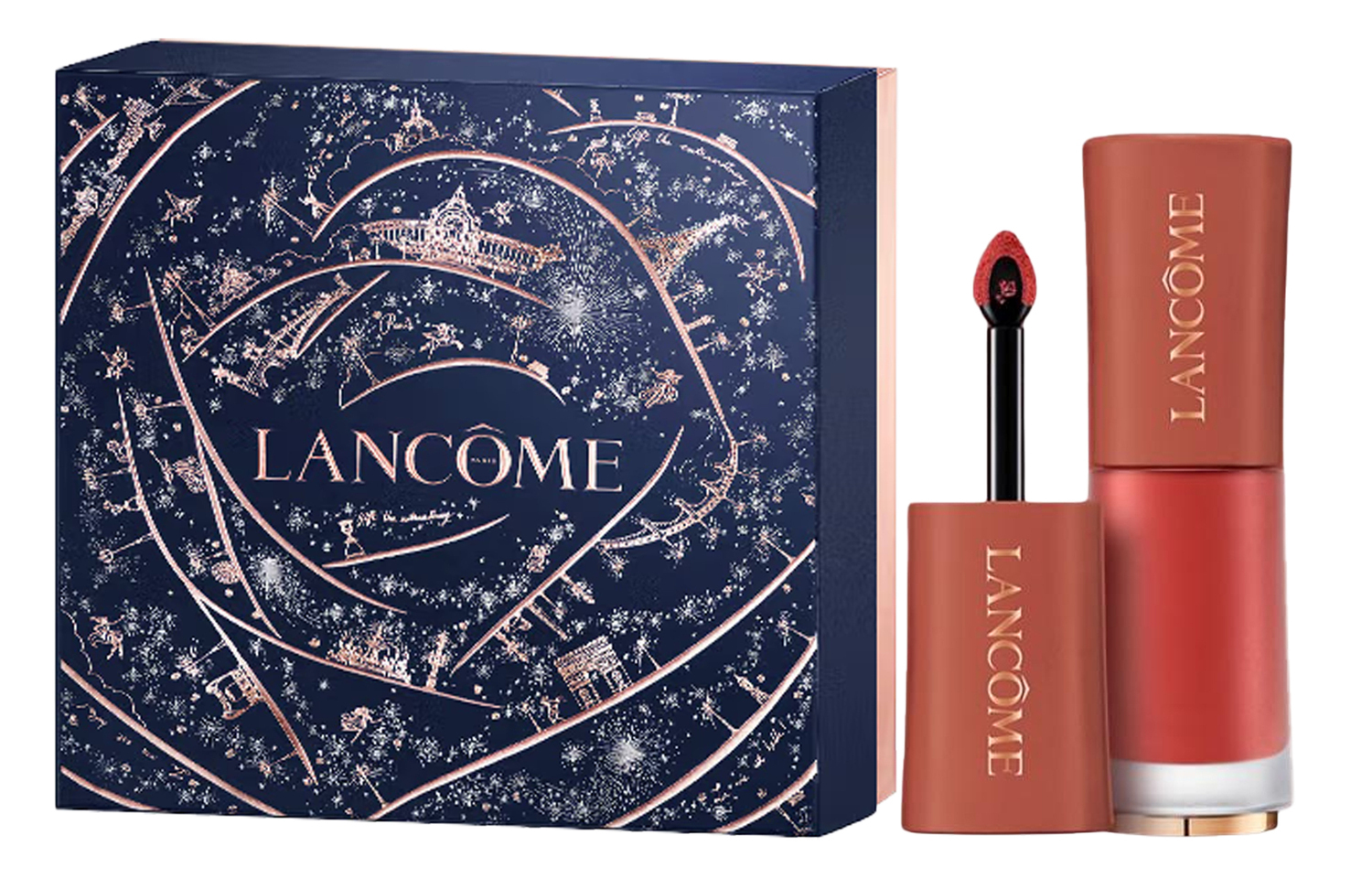 Lankou Paris Star Night Box Limited Edition матовый блеск для губ чистый и мягкий увлажняющий сияющий 6мл LANCOME — фото 2