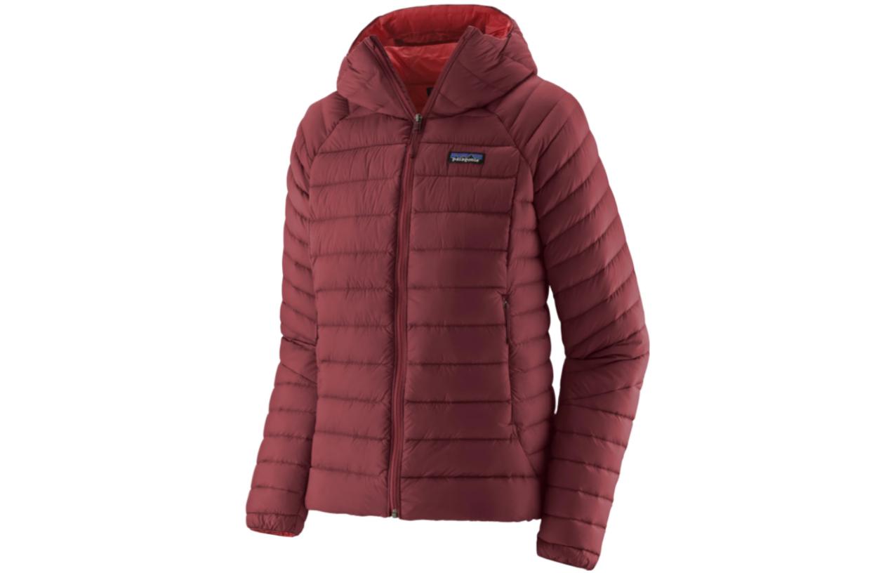 

Patagonia Пуховик с аппликацией логотипа, Red/SEQR