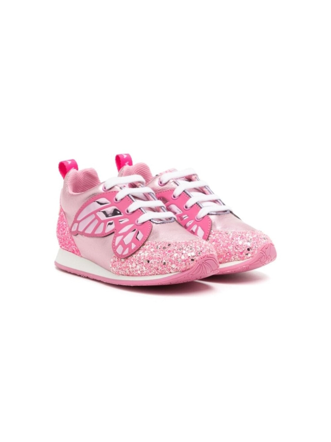 

Sophia Webster Mini кроссовки Chiara с блестками, розовый