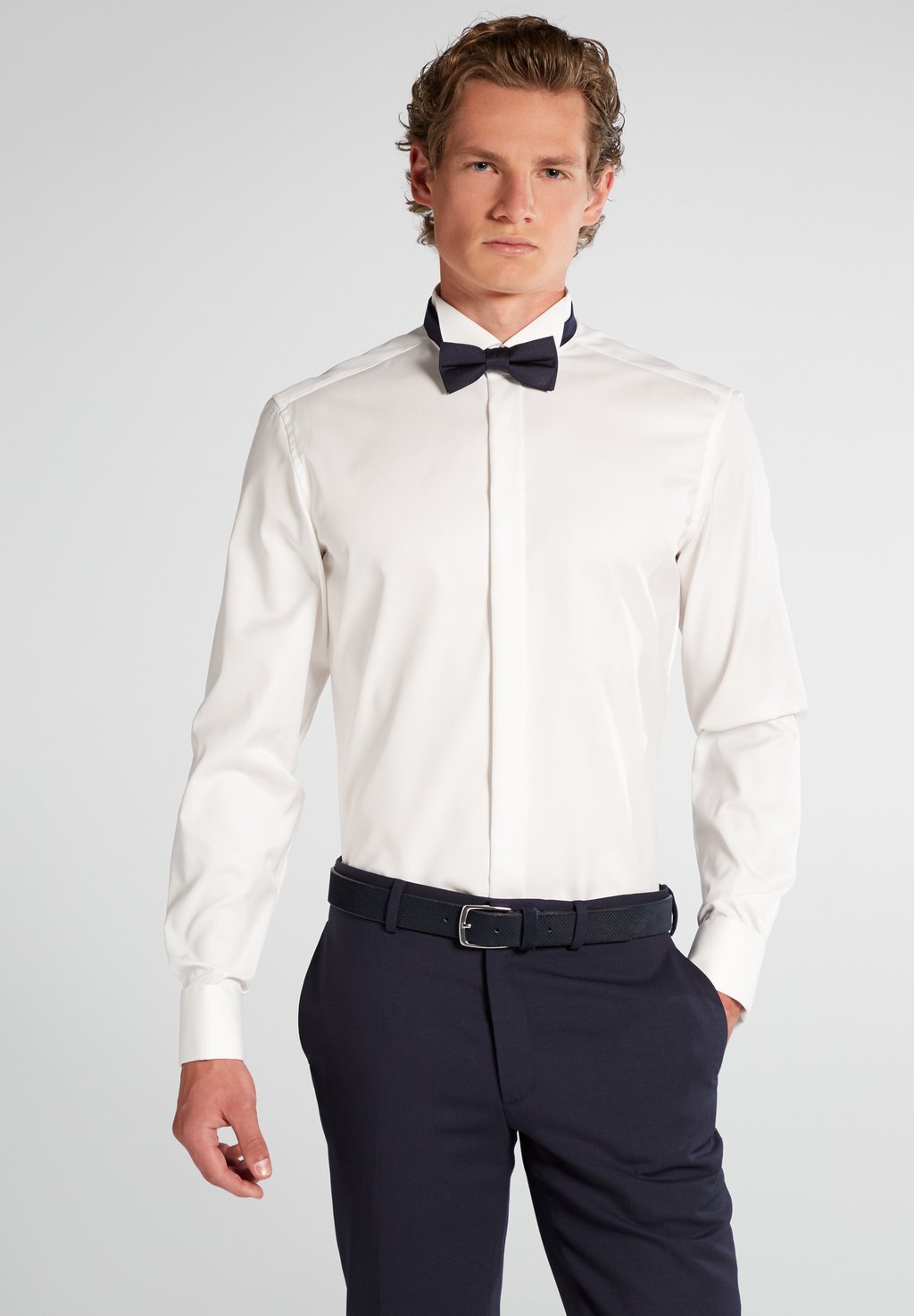 

Классическая рубашка SLIM FIT Eterna, бежевый