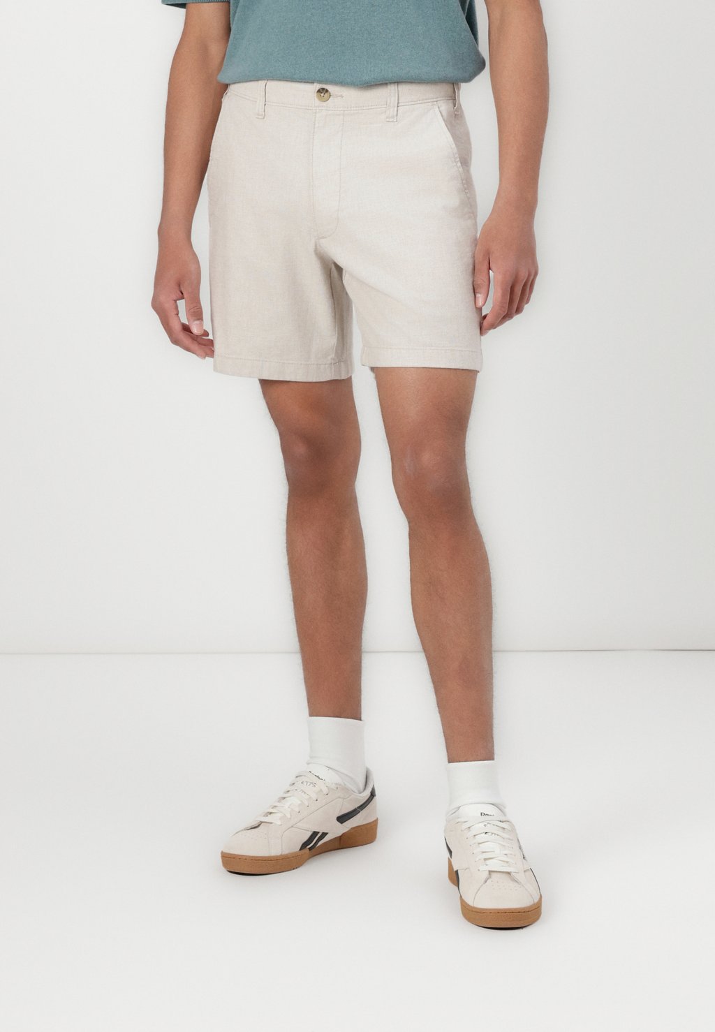 

Шорты FLEX WAIST ABOVE THE KNEE Hollister Co., слоновая кость