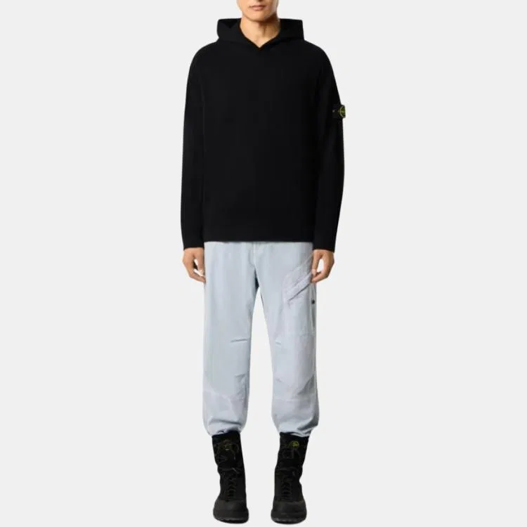Худи с патчем логотипа STONE ISLAND, Black — фото 3