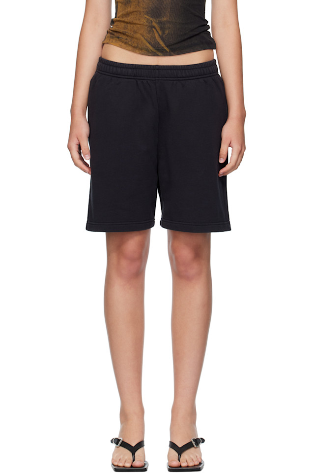 

Флисовые шорты Acne Studios, черный