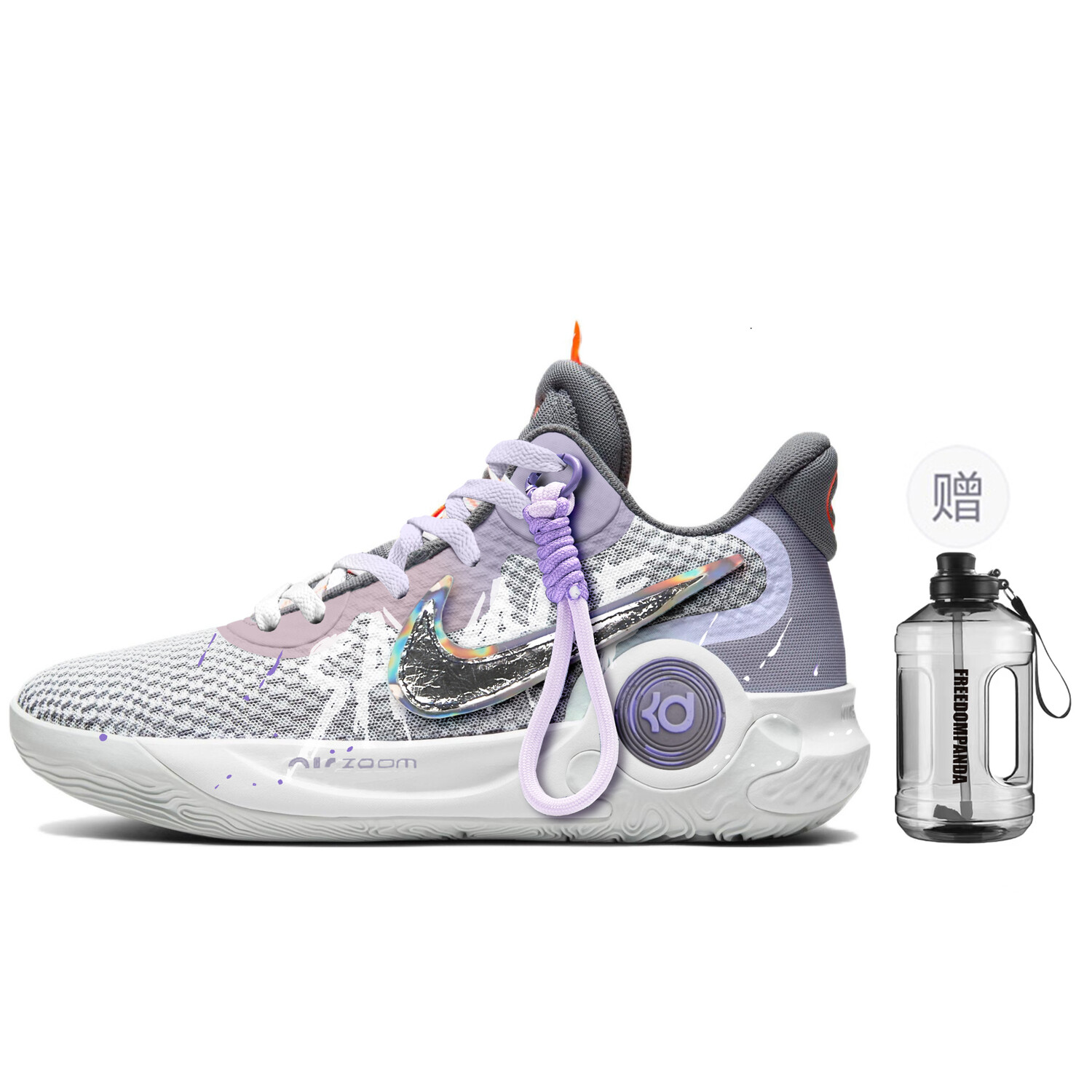 

Баскетбольные кроссовки KD Trey 5 Basketball Shoes Unisex Mid-Top Gray/Purple Nike